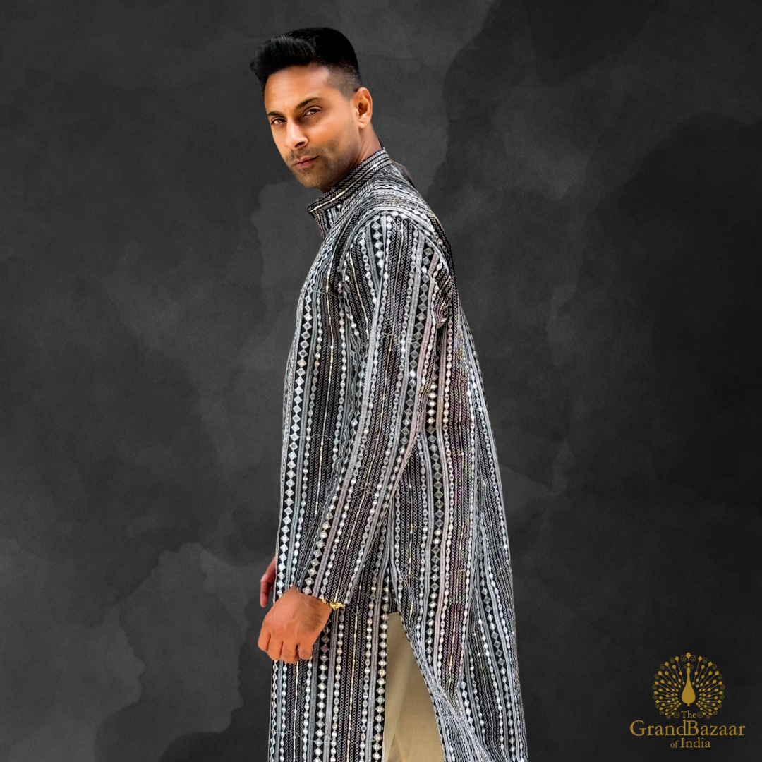 Man's kurta with Mirror work 04 s24
