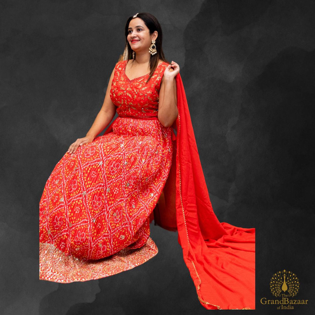Red Lehenga