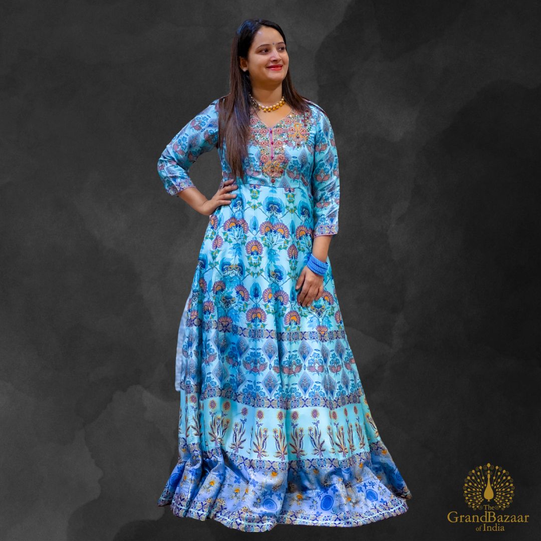 Blue Long Gown