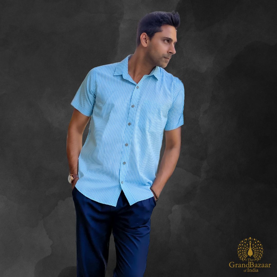 Man's shirt short sleeve 10