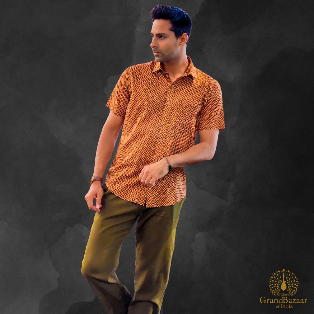 Man's shirt short sleeve 12