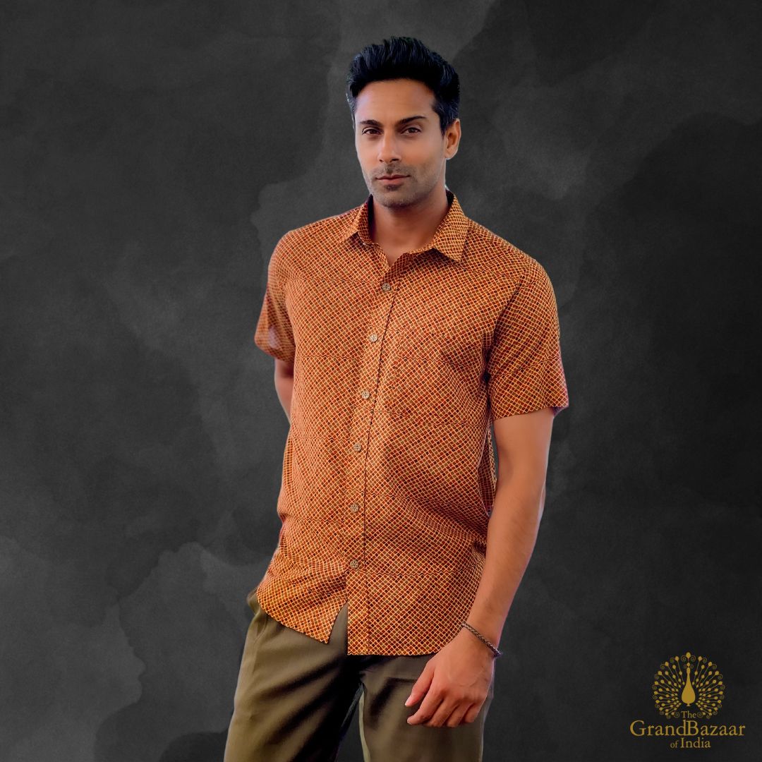 Man's shirt short sleeve 12