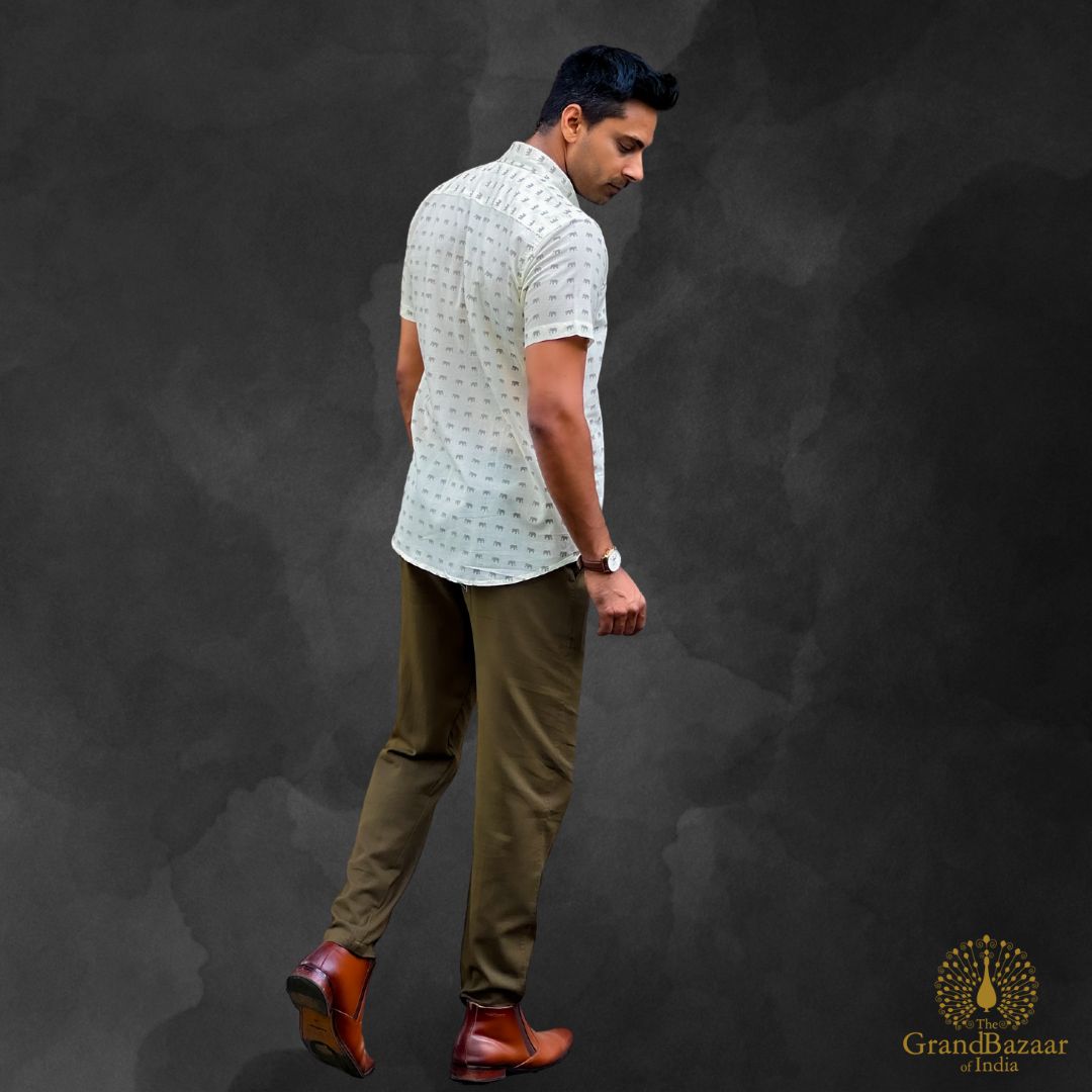 Man's shirt short sleeve 02