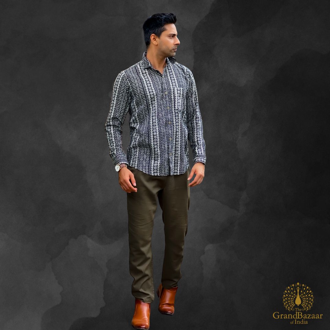 Man's shirt long sleeve 01