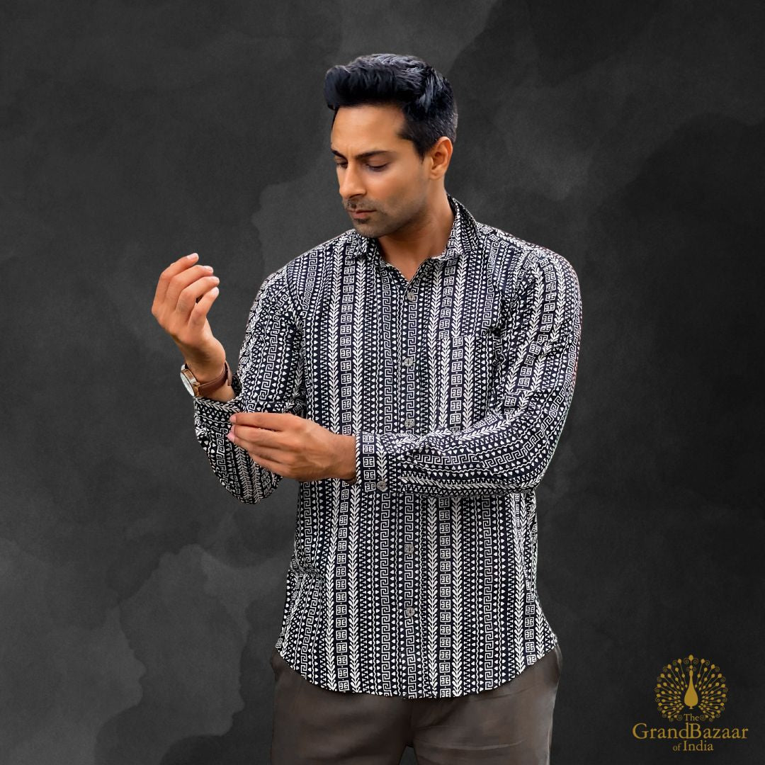 Man's shirt long sleeve 01