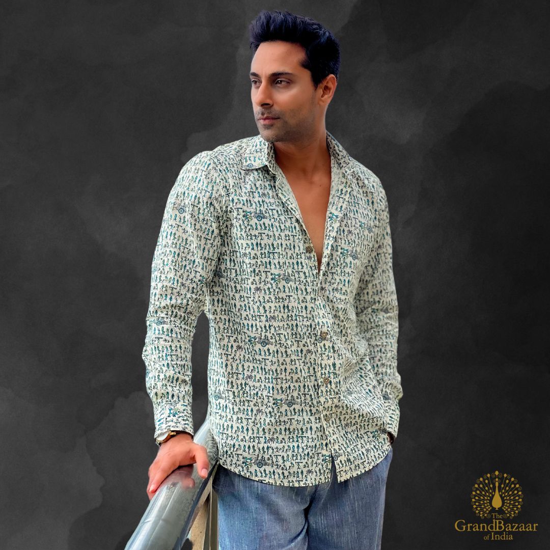 Man's shirt long sleeve 09