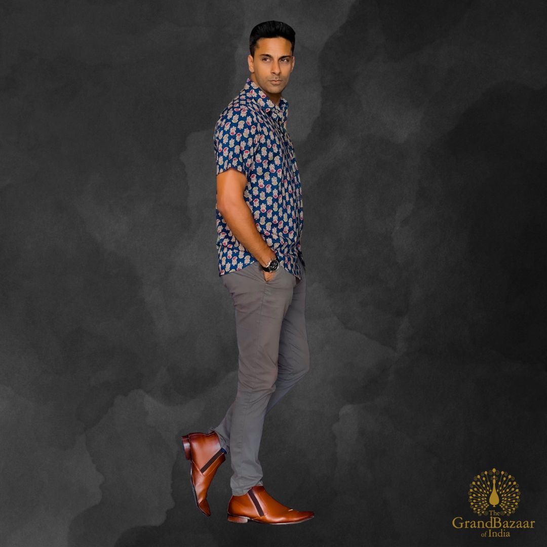 Man's shirt short sleeve 01