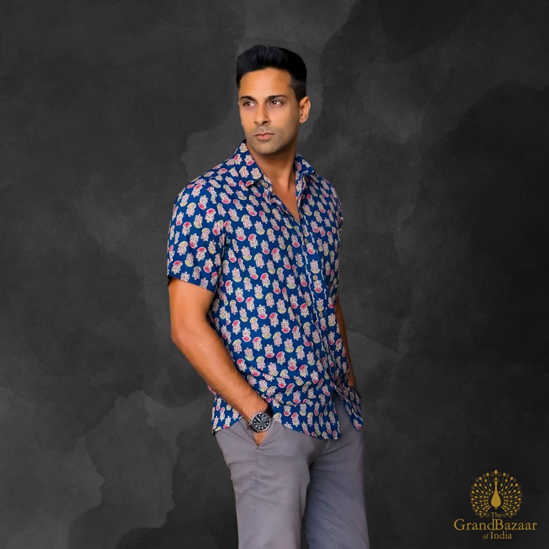 Man's shirt short sleeve 01