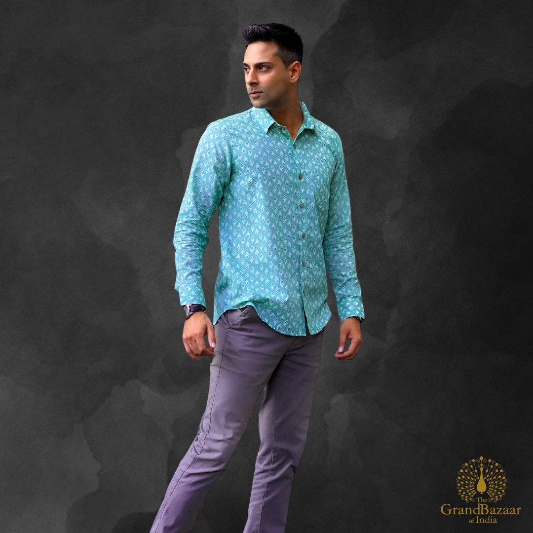 Man's shirt long sleeve 06