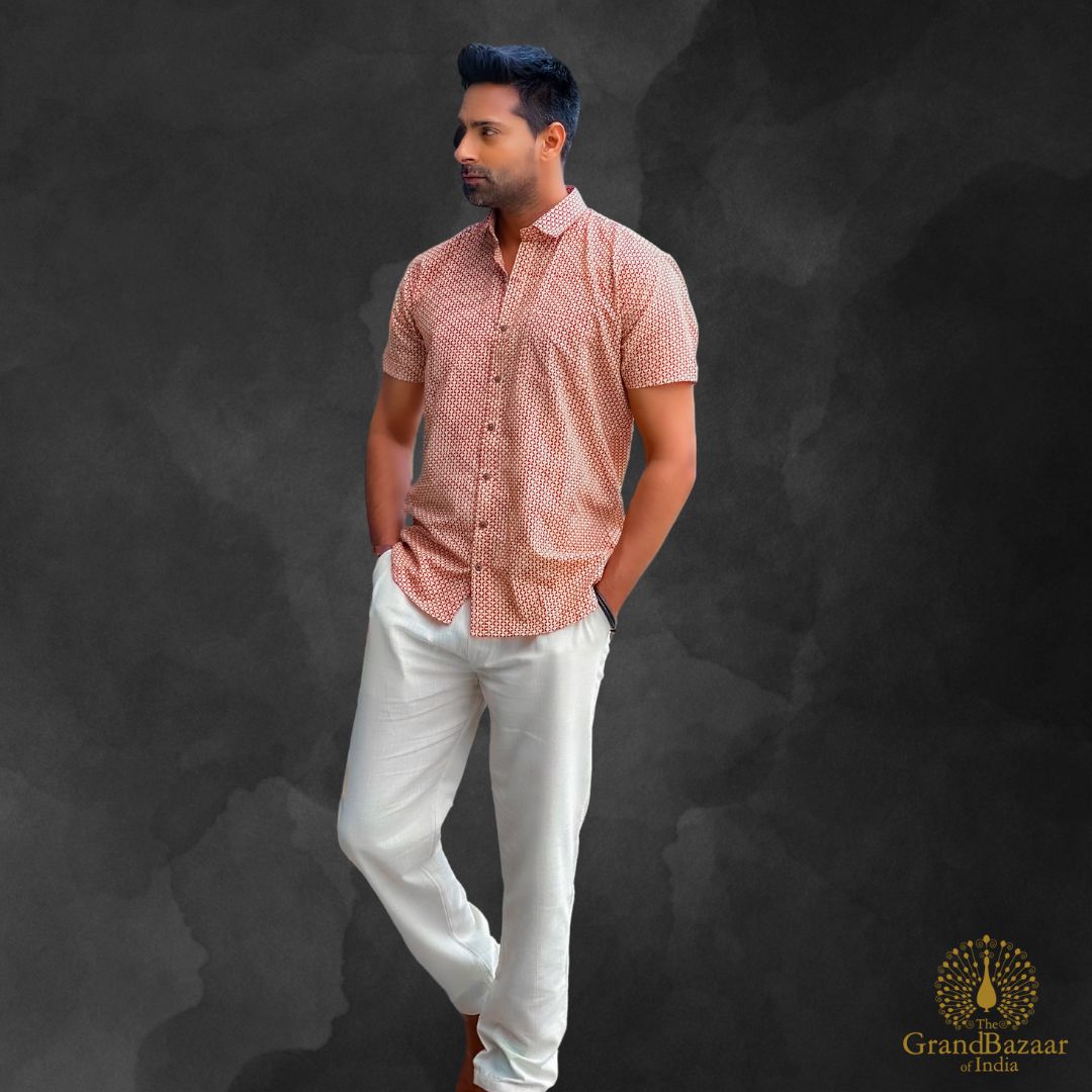 Man's shirt short sleeve 15