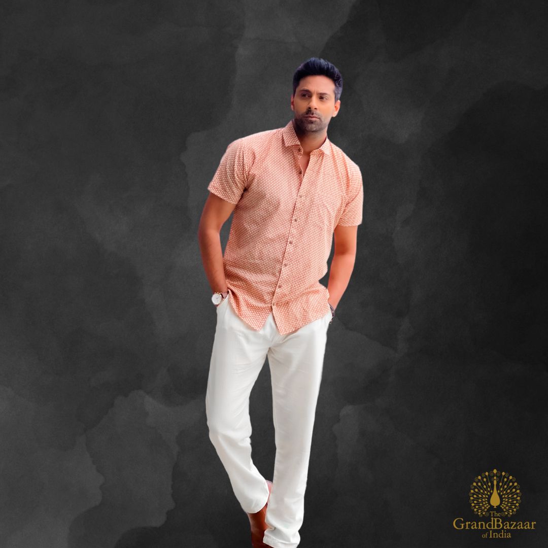 Man's shirt short sleeve 15