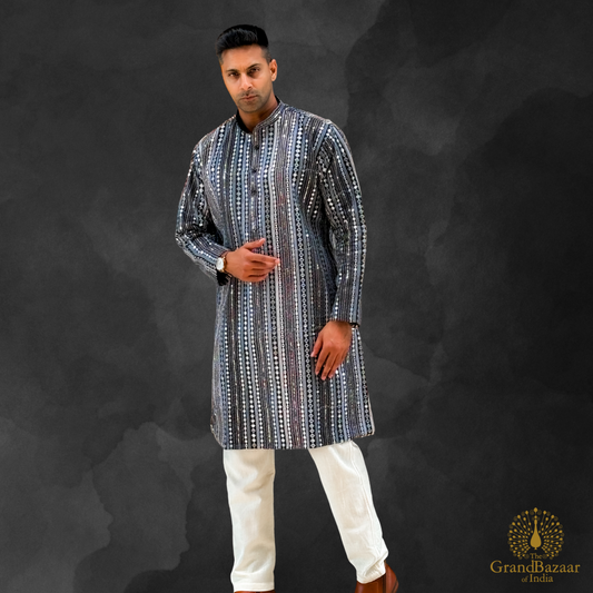 Man's kurta with Mirror work 04 s24