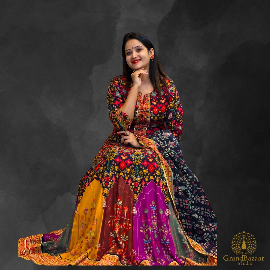 Long Gown and Dupatta