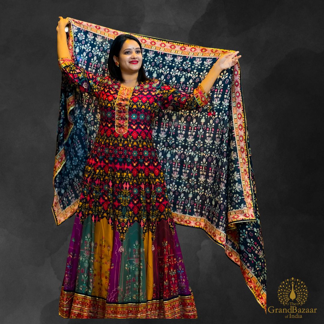 Long Gown and Dupatta