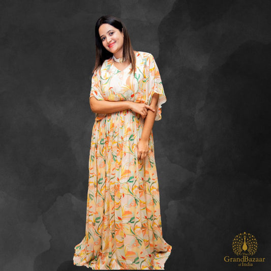 Long Floral Gown