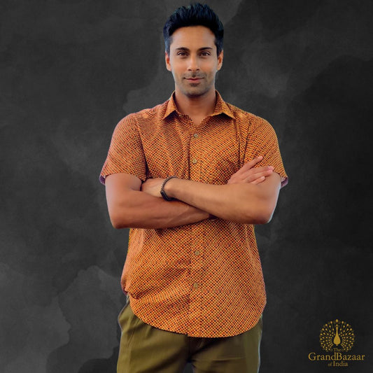 Man's shirt short sleeve 12