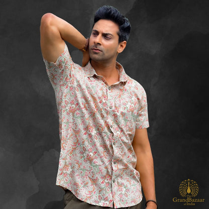 Man's shirt short sleeve 09