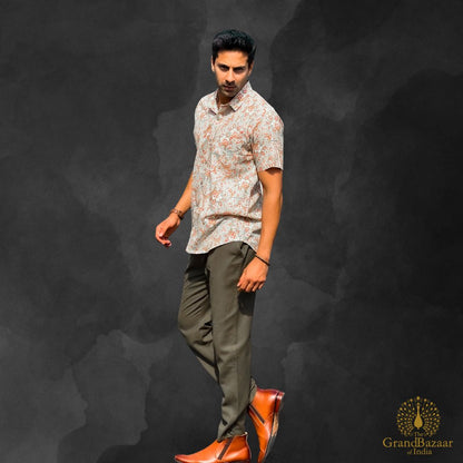 Man's shirt short sleeve 09