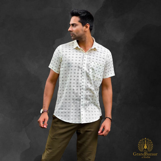 Man's shirt short sleeve 02