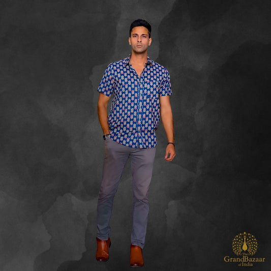 Man's shirt short sleeve 01