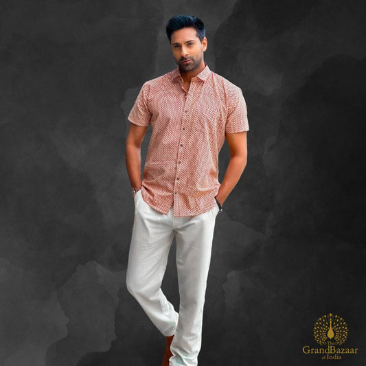 Man's shirt short sleeve 15