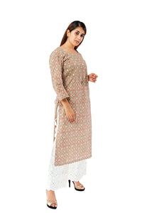 Kurti with White Pants