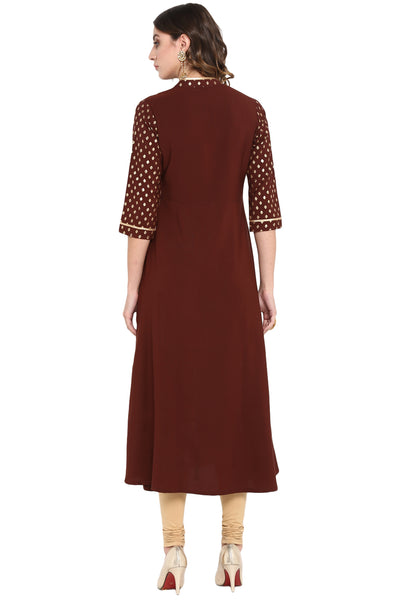Brown Aline Kurti