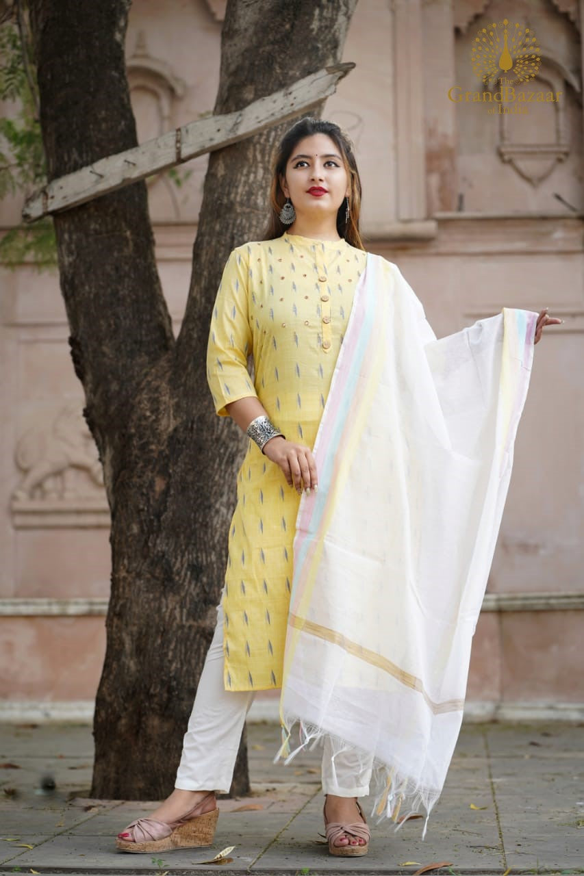 Yellow Kurti