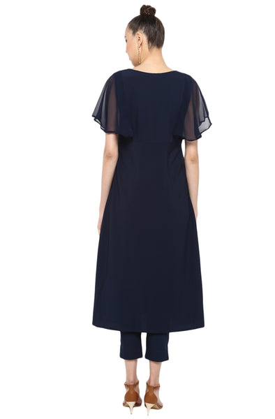 Dark Blue Kurti set